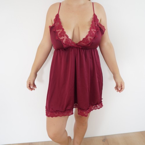 Rotes Negligee