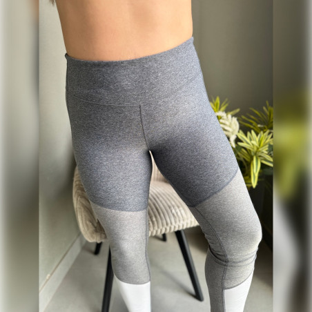 Getragene weiß / graue Sport-Leggings